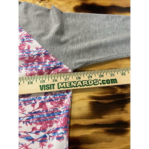 LuLaRoe Floral Pattern Size XS polyester/spandex Preppy Casual Comfy - Picture 6 of 9